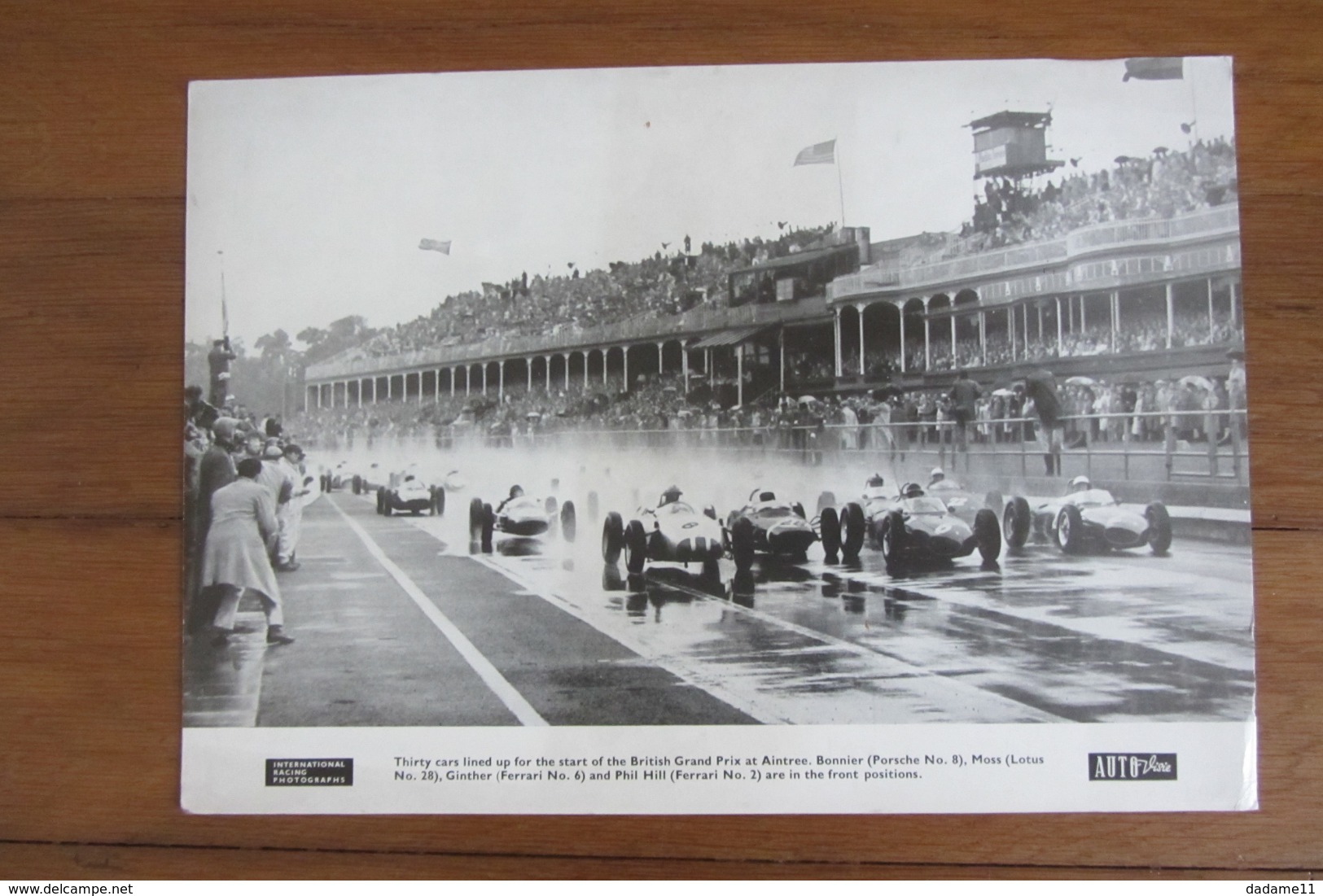 Photo Course Automobile Année 60 International Racing Photographs Grand Prix - Non Classificati