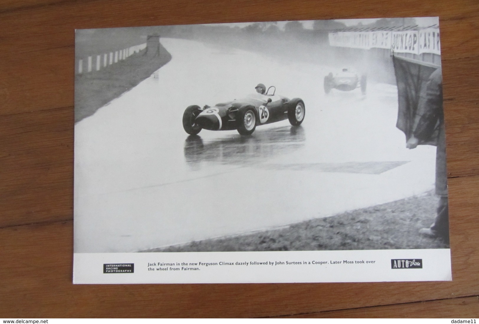 Photo Course Automobile Année 60 International Racing Photographs Grand Prix - Ohne Zuordnung