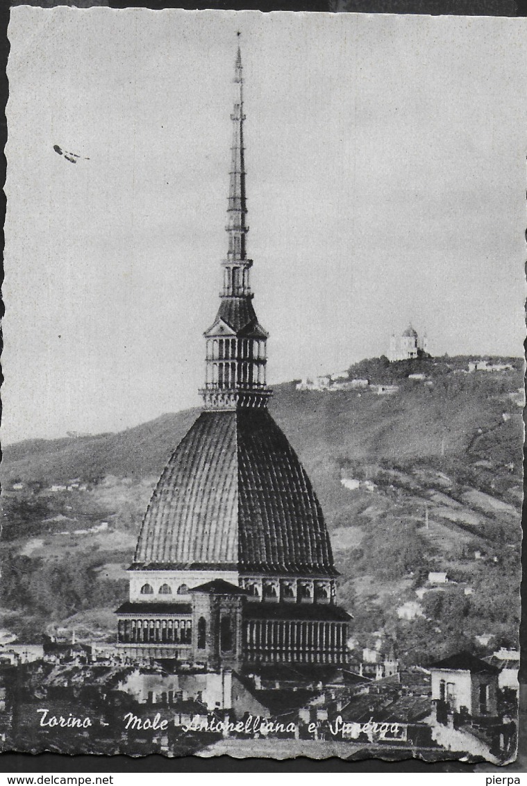 TORINO - MOLE ANTONELLIANA - VIAGGIATA 1961 - Mole Antonelliana