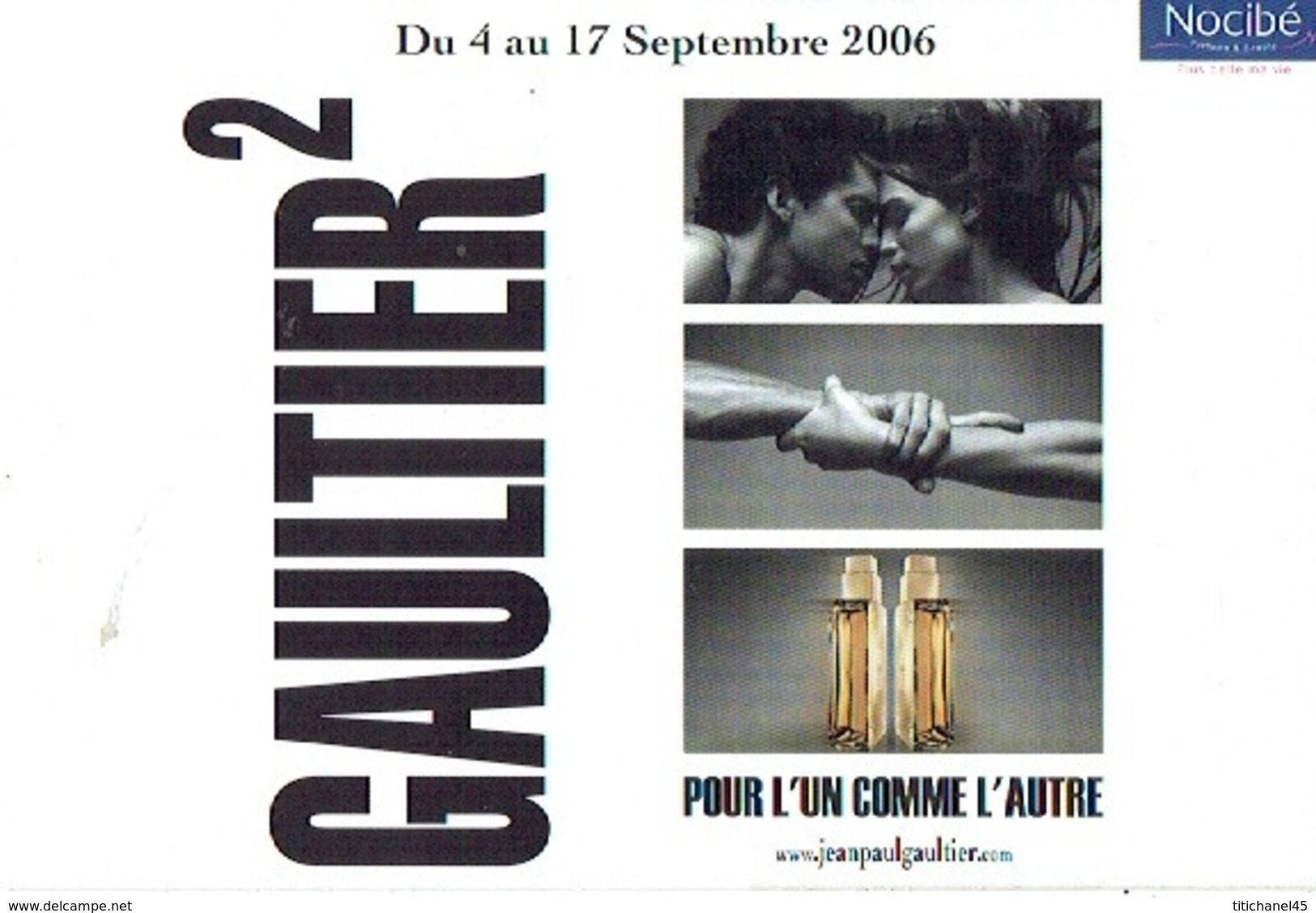 Carte Postale Jean-Paul GAULTIER  "GAULTIER 2"  2006 - Modernes (à Partir De 1961)