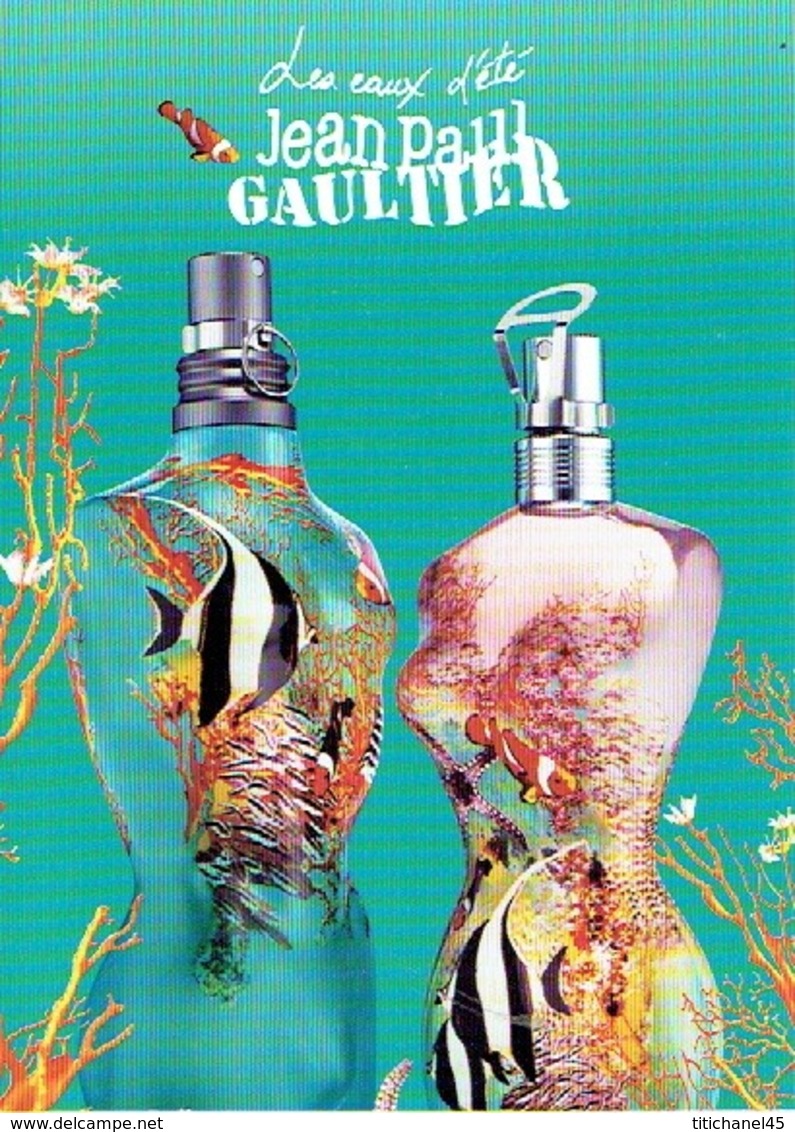 Carte Postale Jean-Paul GAULTIER  "LES EAUX D'ETE" - Modernes (à Partir De 1961)