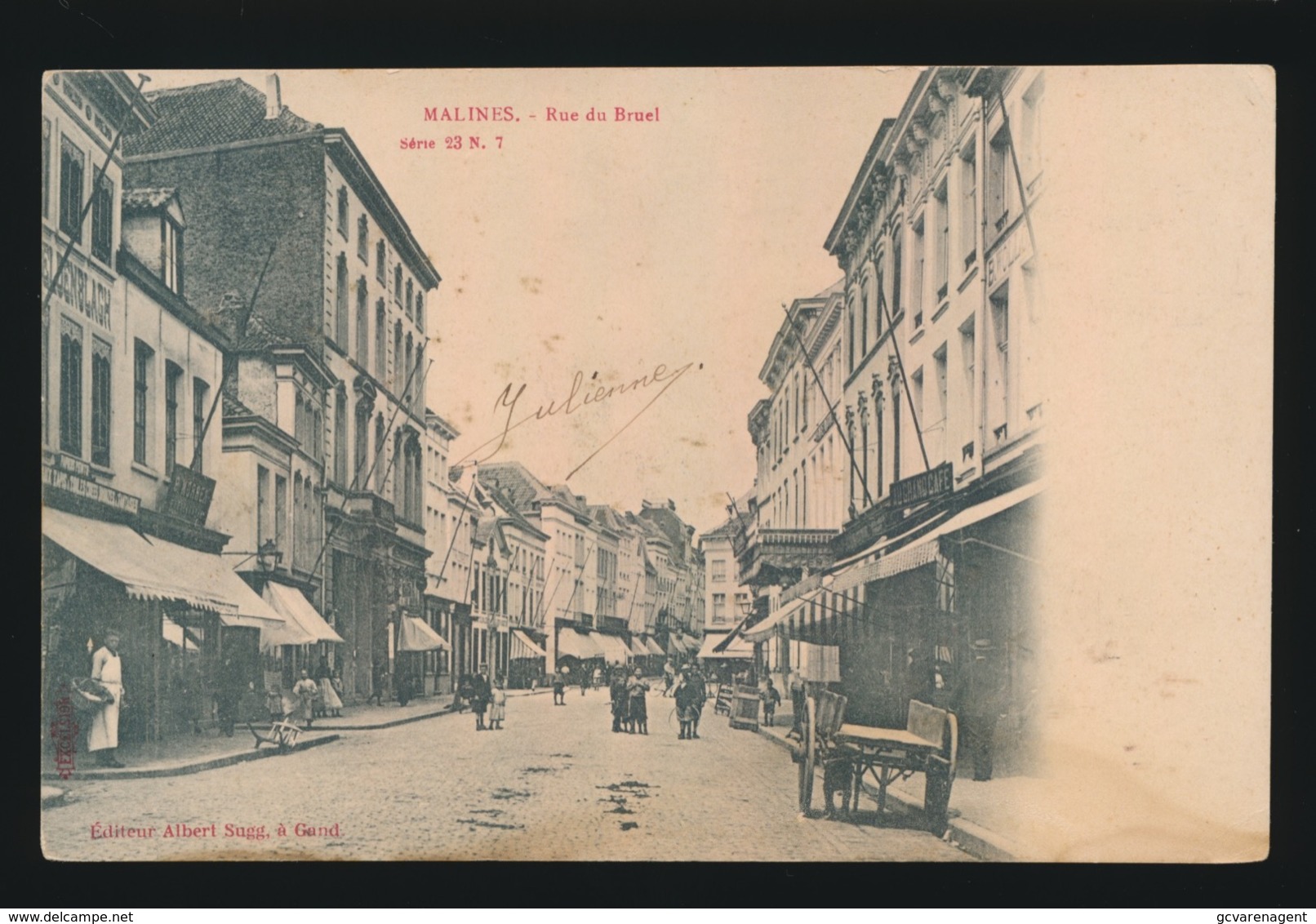 MECHELEN -  A.SUGG 7 - RUE DE BRUEL - Mechelen