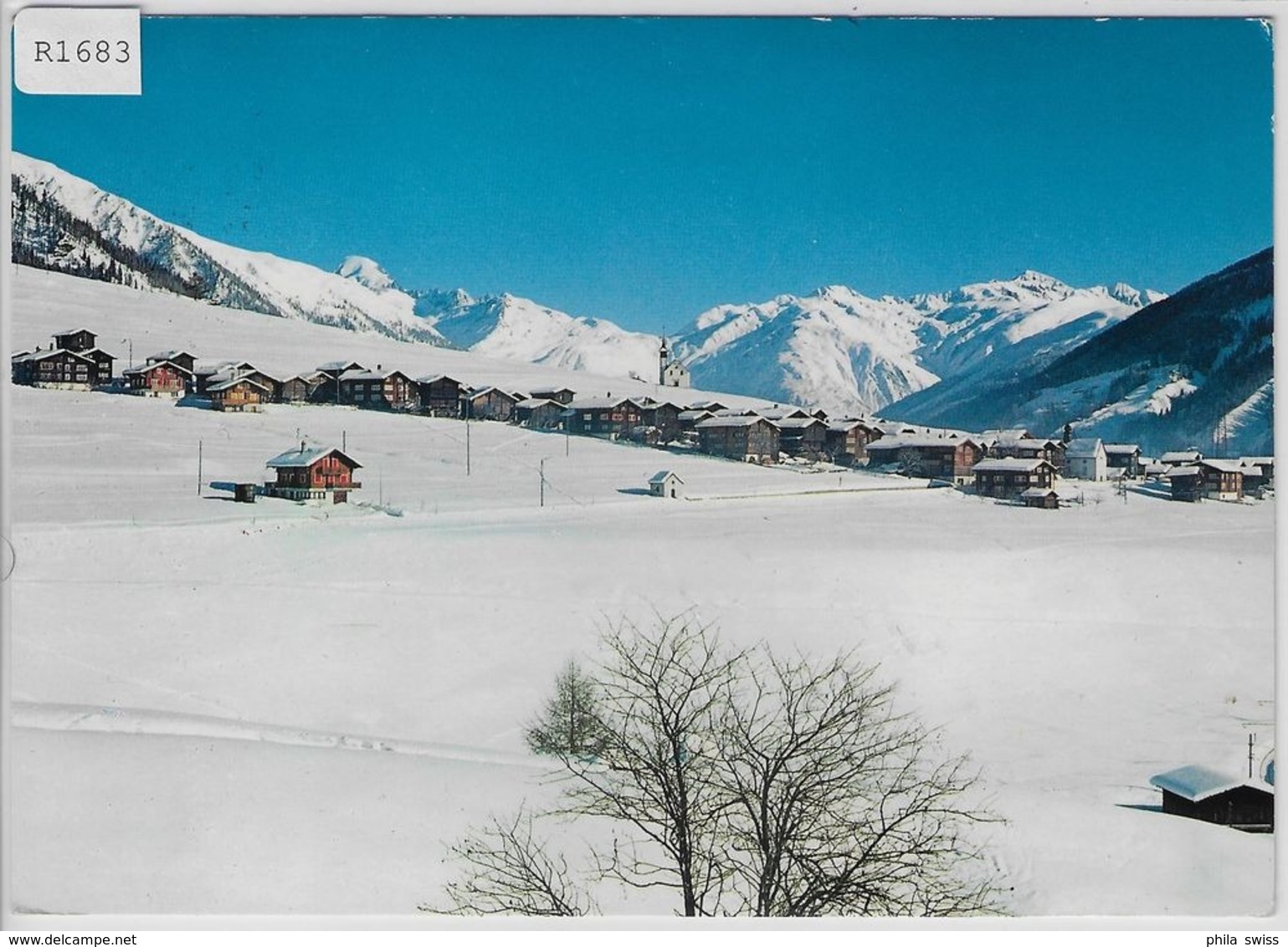 Ritzingen - Galenstock Und Muttenhörner Im Winter - En Hiver - Lens