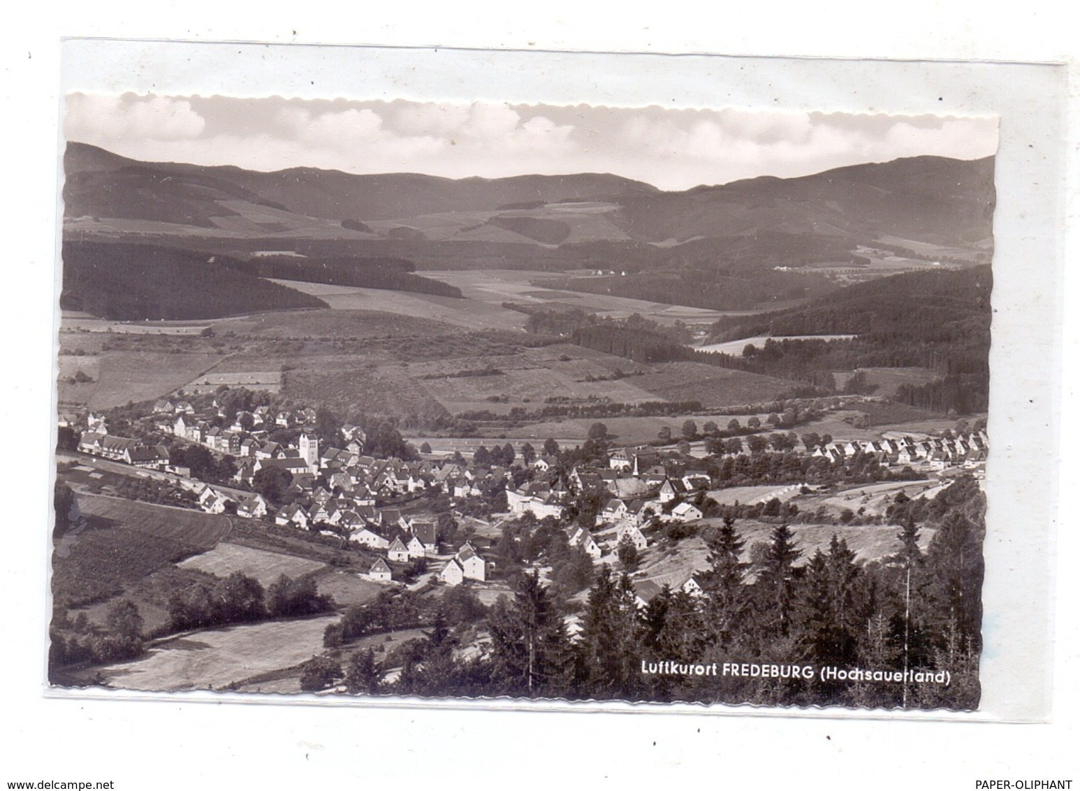 5948 SCHMALLENBERG - FREDEBURG, Gesamtansicht, Verlag Grobbel - Schmallenberg