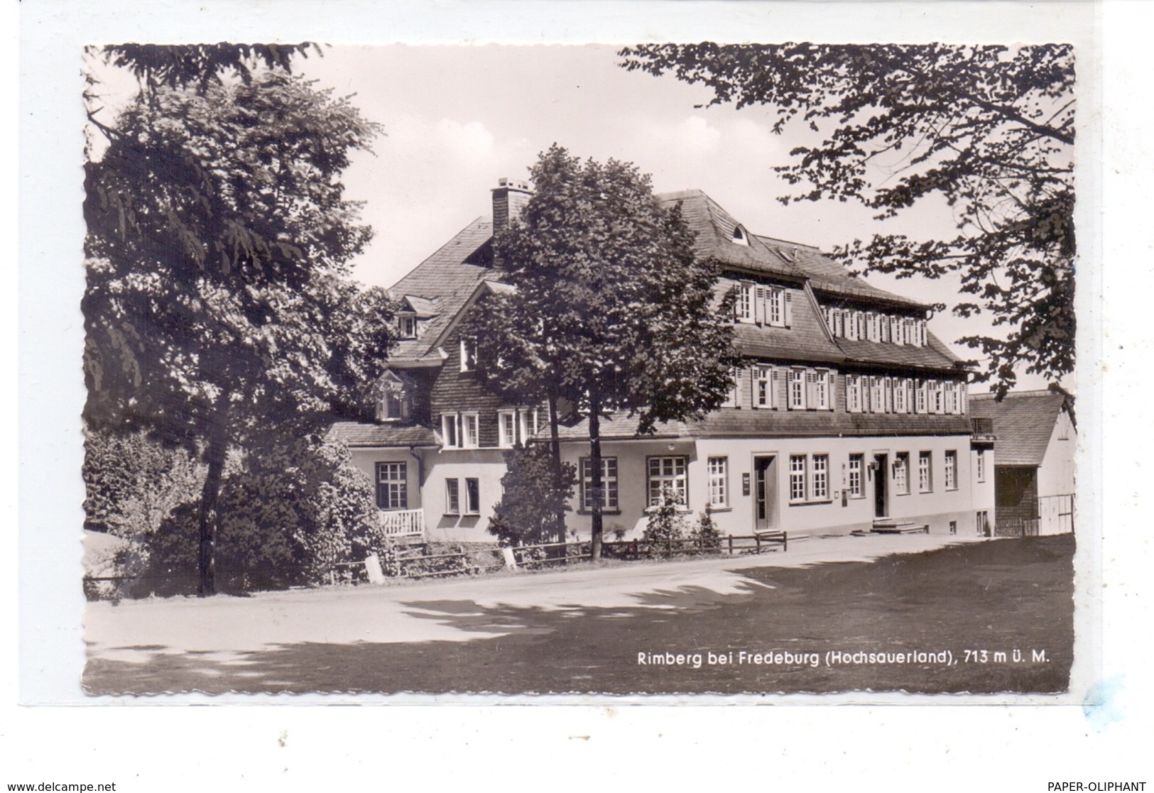 5948 SCHMALLENBERG - RIMBERG, Hotel Pension Knoche, 1959 - Schmallenberg