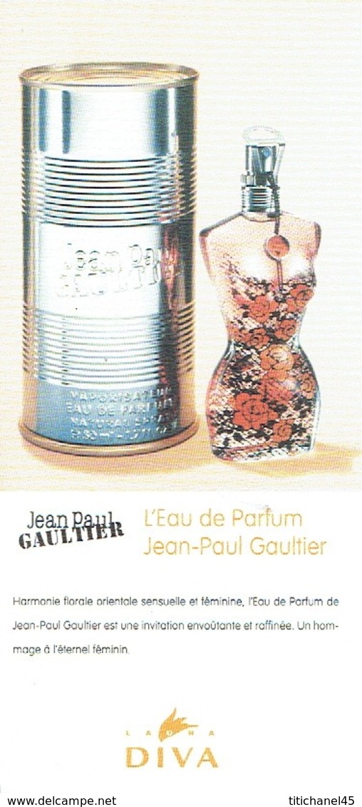 Carte "L'EAU DE PARFUM" De Jean-Paul GAULTIER - Modernes (à Partir De 1961)