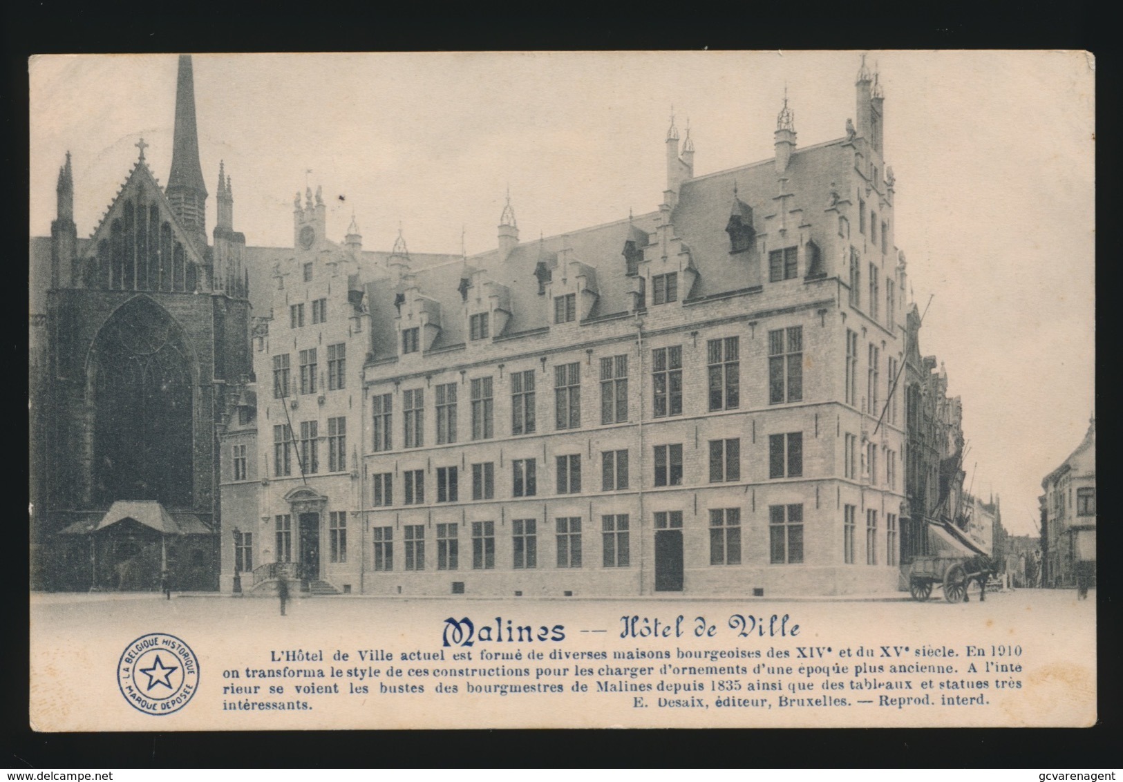 MECHELEN -  HOTEL DE VILLE - Mechelen