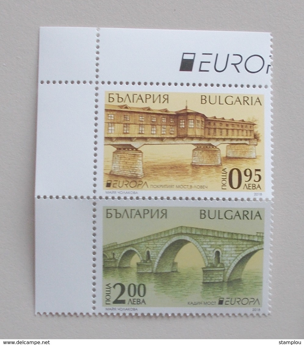 Bulgarije-Bulgaria 2018 Cept  PF Block+ Stamps - 2018