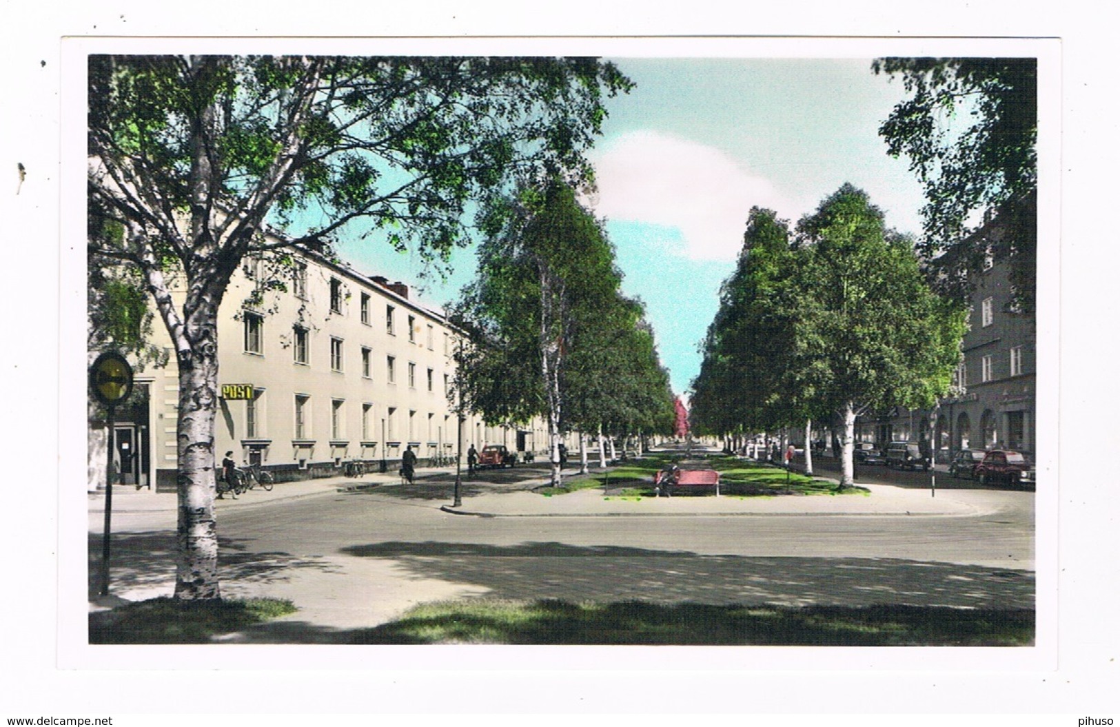 SC-1989  UMEA : Radhusesplanaden Och Posten ( Post-office, Postambt, Postkantoor) - Suède