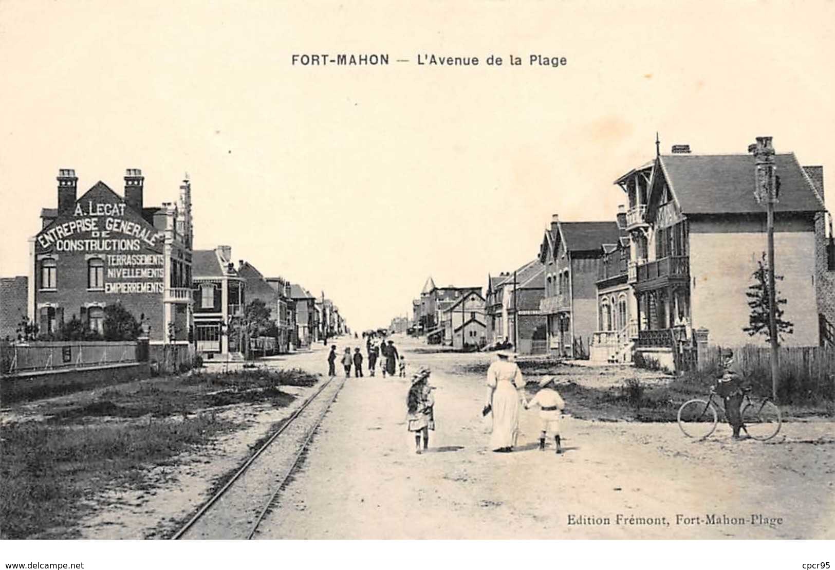 80    .    N° 203509          .             FORT MAHON            .            L AVENUE DE LA PLAGE - Fort Mahon