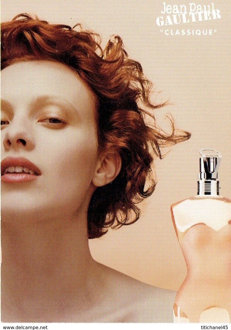 Grande Carte Glacée Jean-Paul GAULTIER  "CLASSIQUE" - Perfume Card USA - Modern (ab 1961)