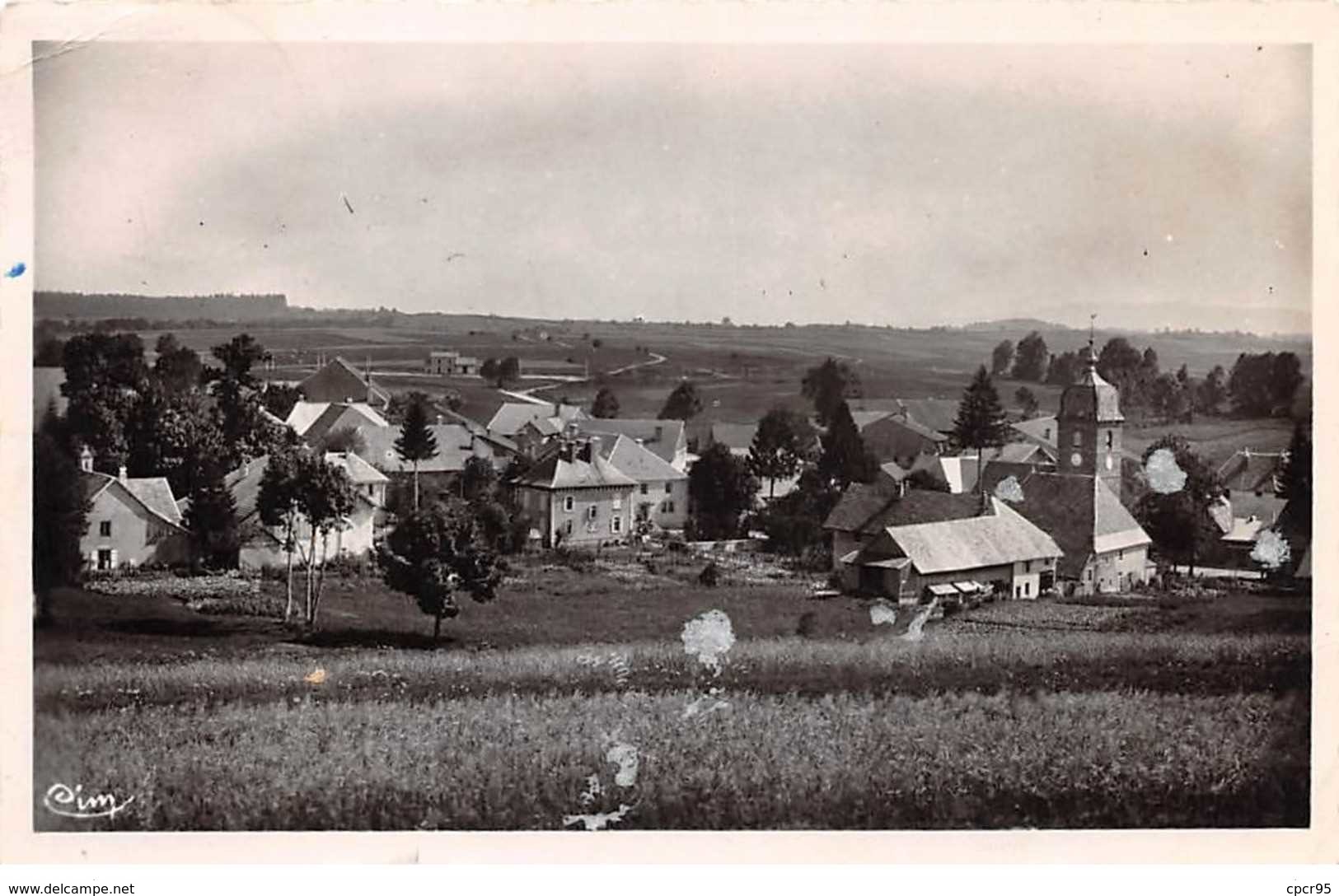 39 . N° 101573 . Cpsm .9x14 Cm .censeau .vue Generale Et La Gare . - Sonstige & Ohne Zuordnung