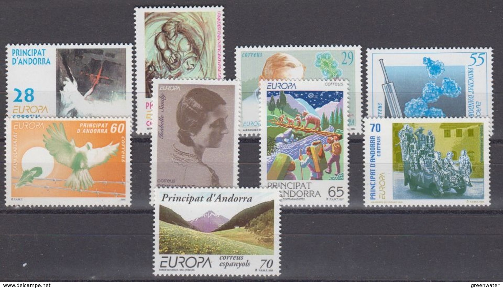 Europa Cept 1993 / 1999 Andorra Sp. 7 Years (see Scan) ** Mnh (45101) - 1999