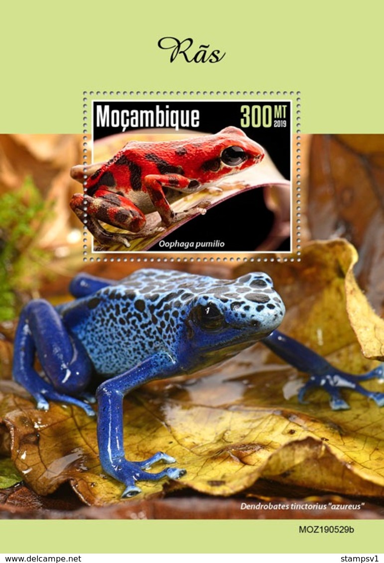 Mozambique. 2019 Frogs. (0529b)  OFFICIAL ISSUE - Submarines