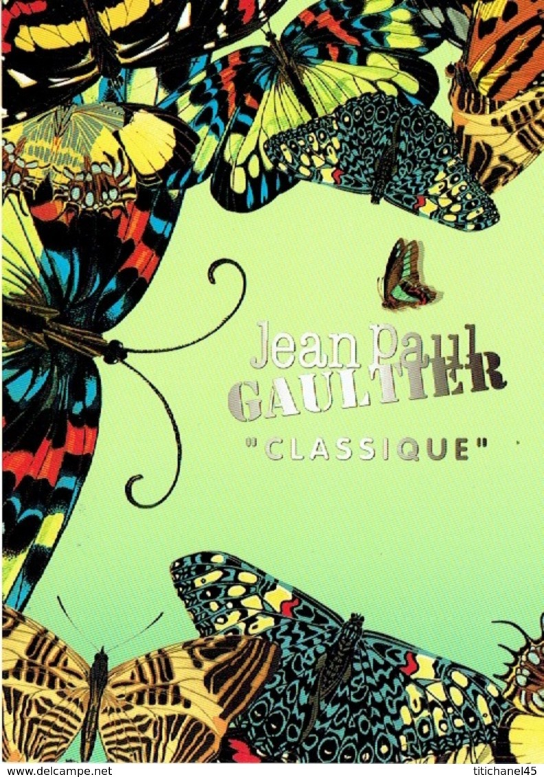 Grande Carte Glacée Jean-Paul GAULTIER  "CLASSIQUE" SUMMER FRAGRANCE - Perfume Card USA 2003 - Modernes (à Partir De 1961)