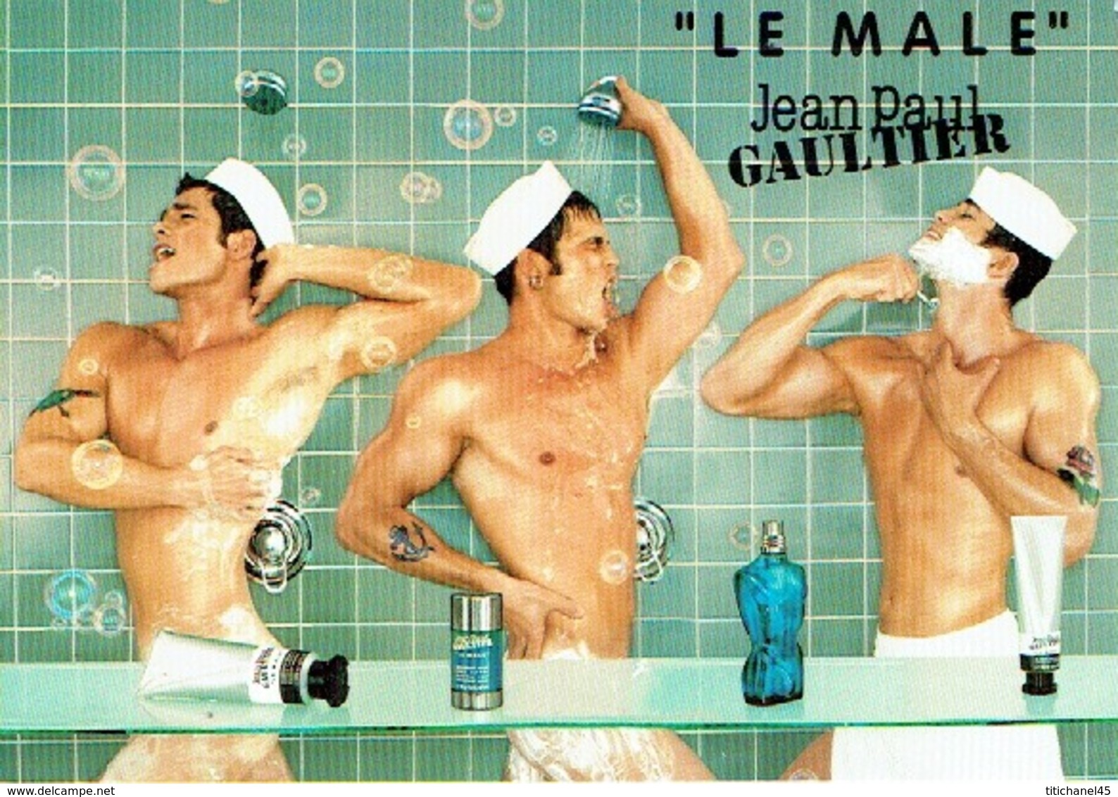 Rare Carte Postale Jean-Paul GAULTIER  "LE MALE" - Modernes (à Partir De 1961)