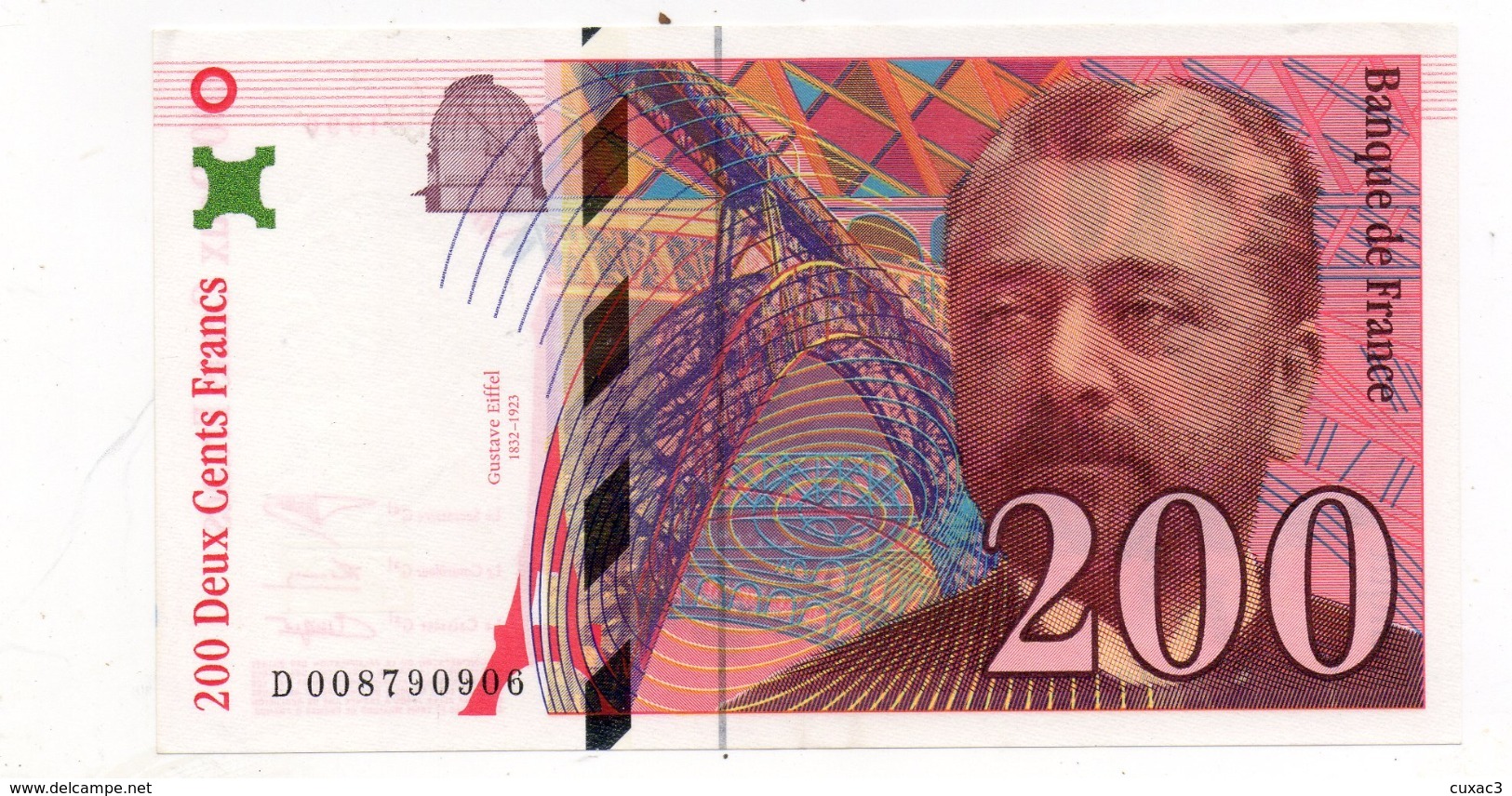 200 Francs - Gustave Eiffel  1996 - 200 F 1995-1999 ''Eiffel''