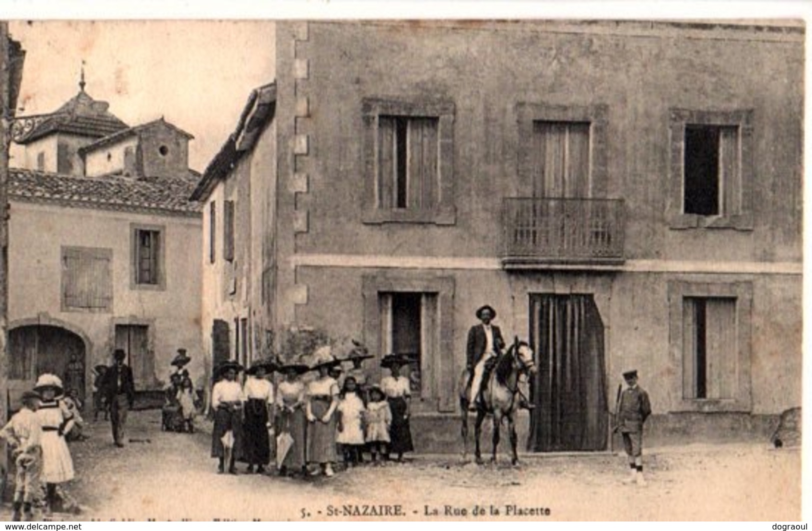 Dépt 34 - St Nazaire (Saint-Nazaire-de-Pézan) - Rue De La Placette - Andere & Zonder Classificatie