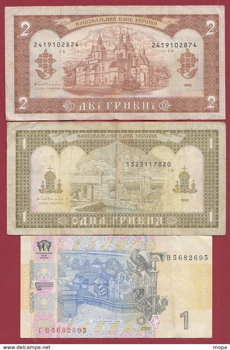 Ukraine 3 Billets Dans L 'état ----(9) - Ucraina