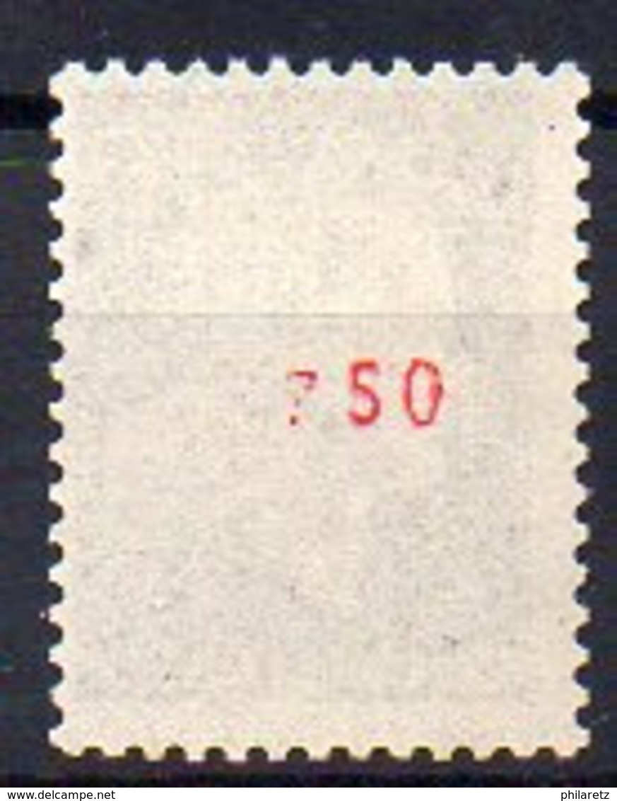 0,25 Cheffer : N° 1535a Neuf ** - N° Rouge Au Verso - Cote 75€ - Roulettes