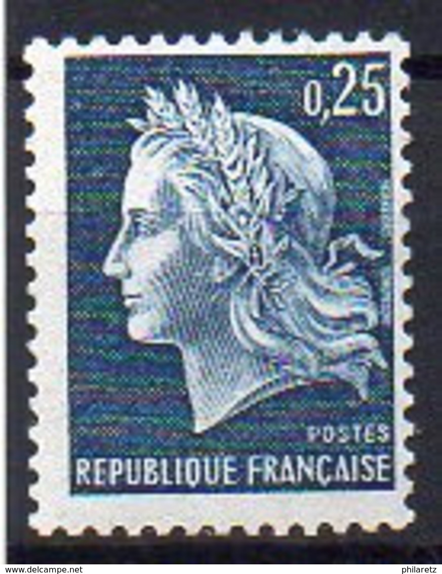 0,25 Cheffer : N° 1535a Neuf ** - N° Rouge Au Verso - Cote 75€ - Coil Stamps