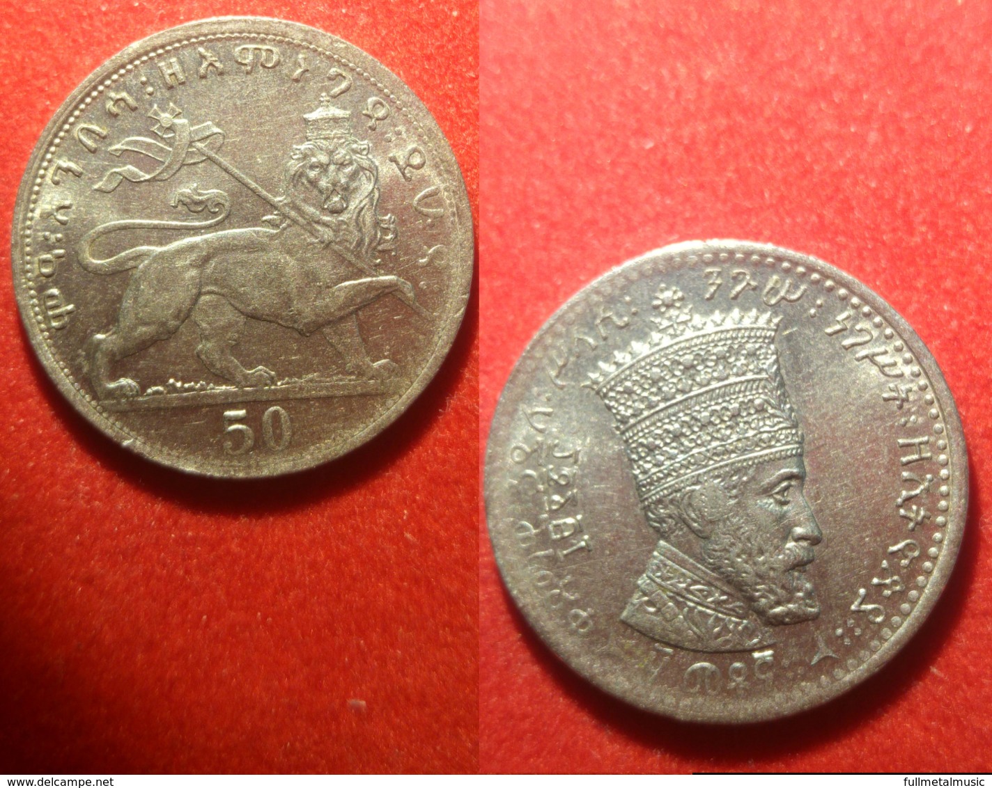 Ethiopia 50 Matn HAILE SELASSIE 1923 - Ethiopië