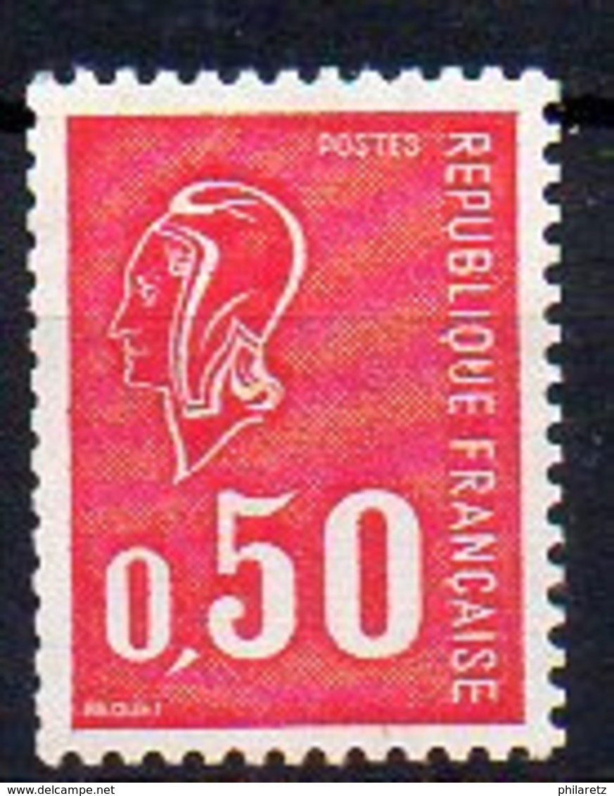 N° 1664b Neuf ** - N° Rouge Au Verso Sans Bandes De Phosphore - Cote 25€ - Roulettes