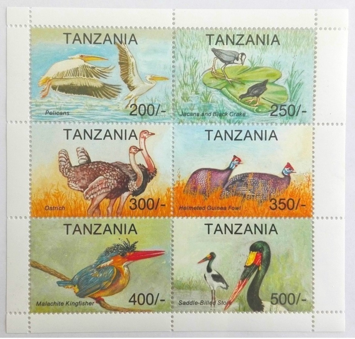 Tanzania 1994** GHIKLM 1738. Birds, MNH [8;110] - Otros & Sin Clasificación