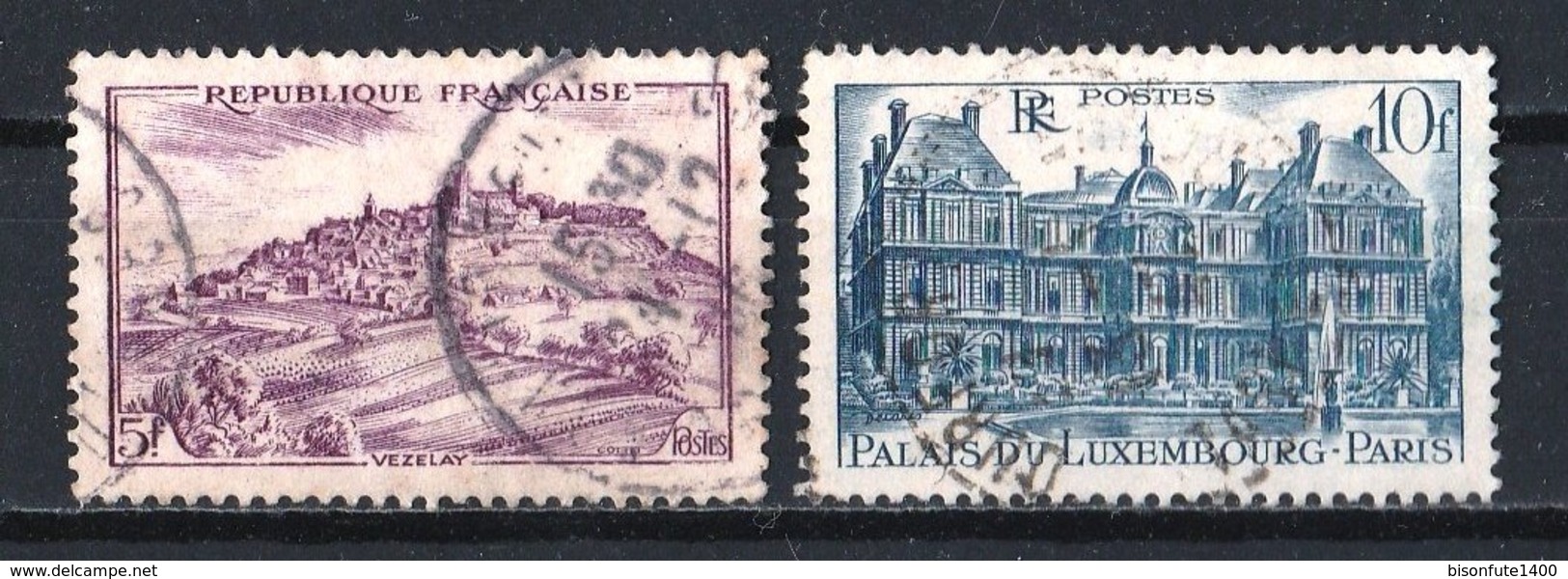 France 1946 : Timbres Yvert & Tellier N° 748 - 749 - 751 - 752 - 753 - 754 - 759 Et 760 Avec Oblit. Rondes. - Usados