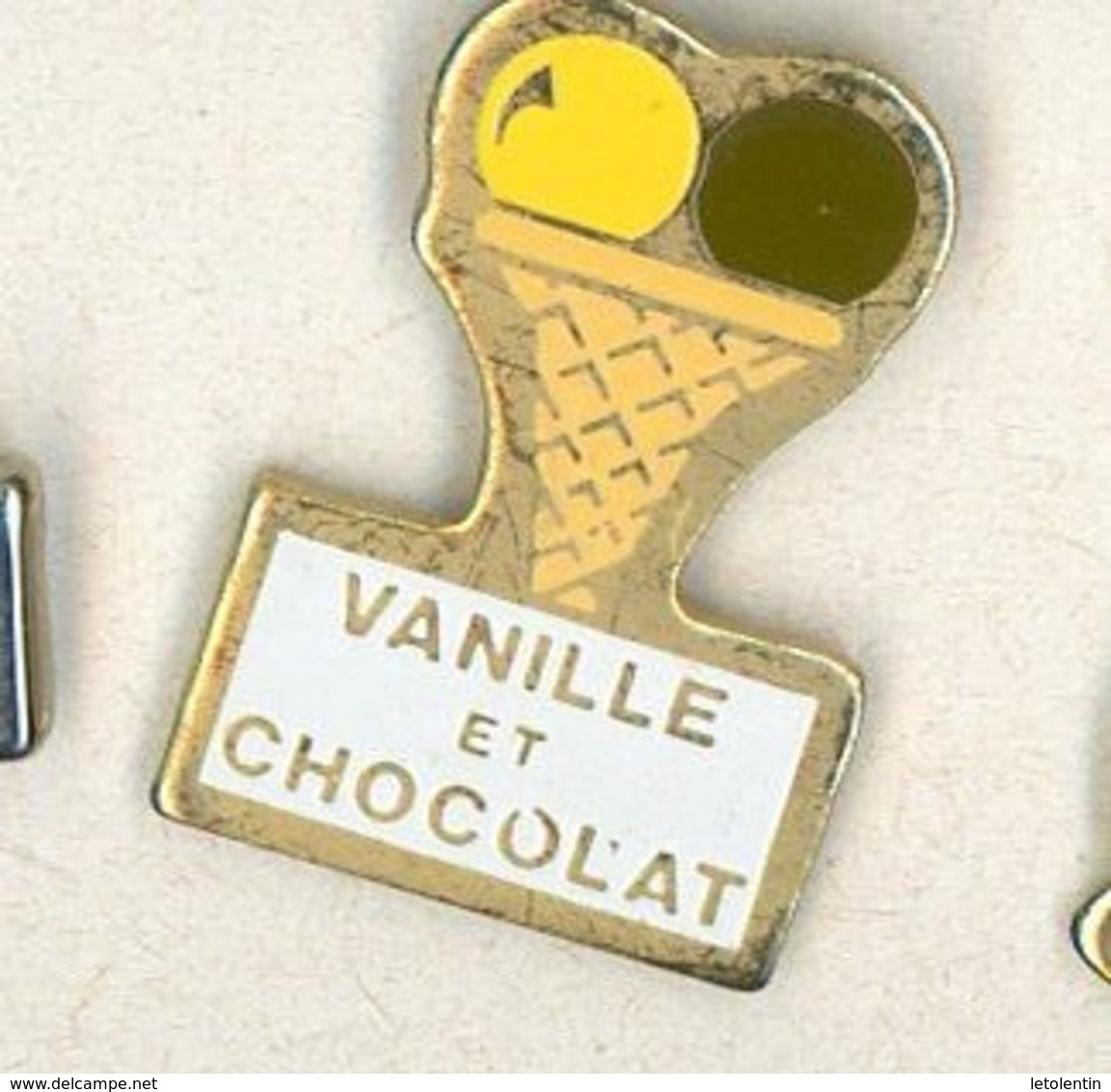 N# - PIN'S:  VANILLE ET CHOCOLAT - Levensmiddelen