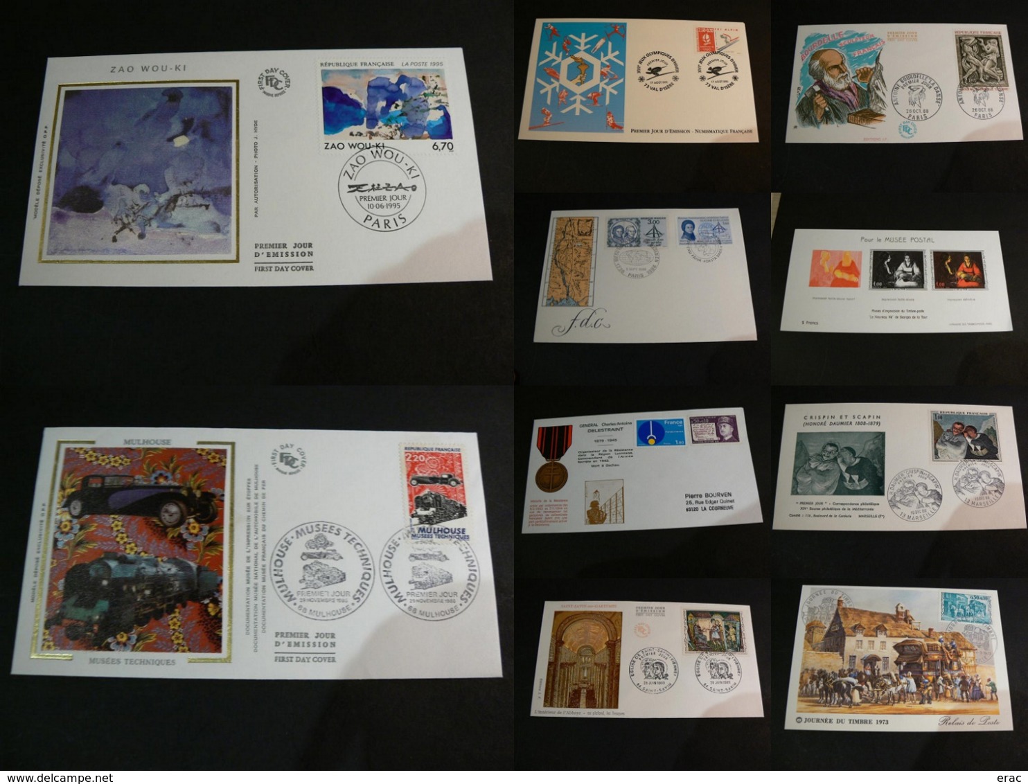 FRANCE - Lot De 10 Documents Divers (enveloppes 1er Jour En Majorité) - TBE - Sammlungen (ohne Album)