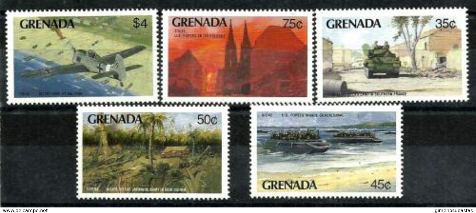 Granada Nº 1886/90 En Nuevo - Grenada (1974-...)