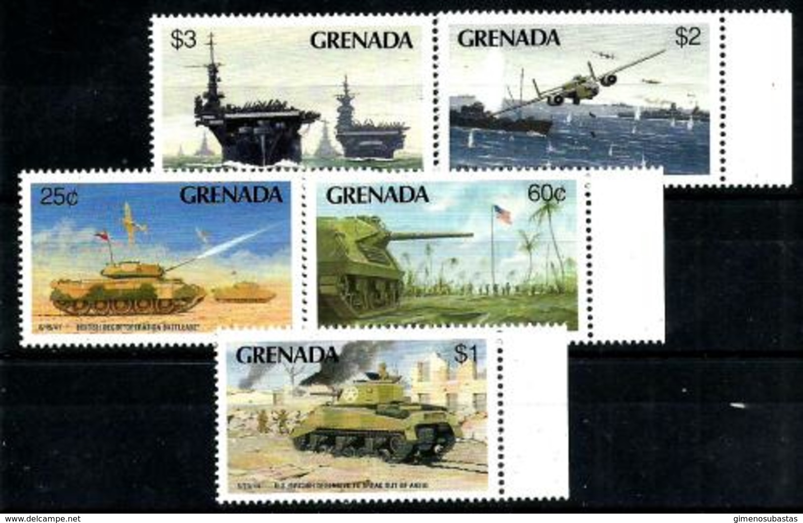 Granada Nº 1903/7 En Nuevo - Grenada (1974-...)