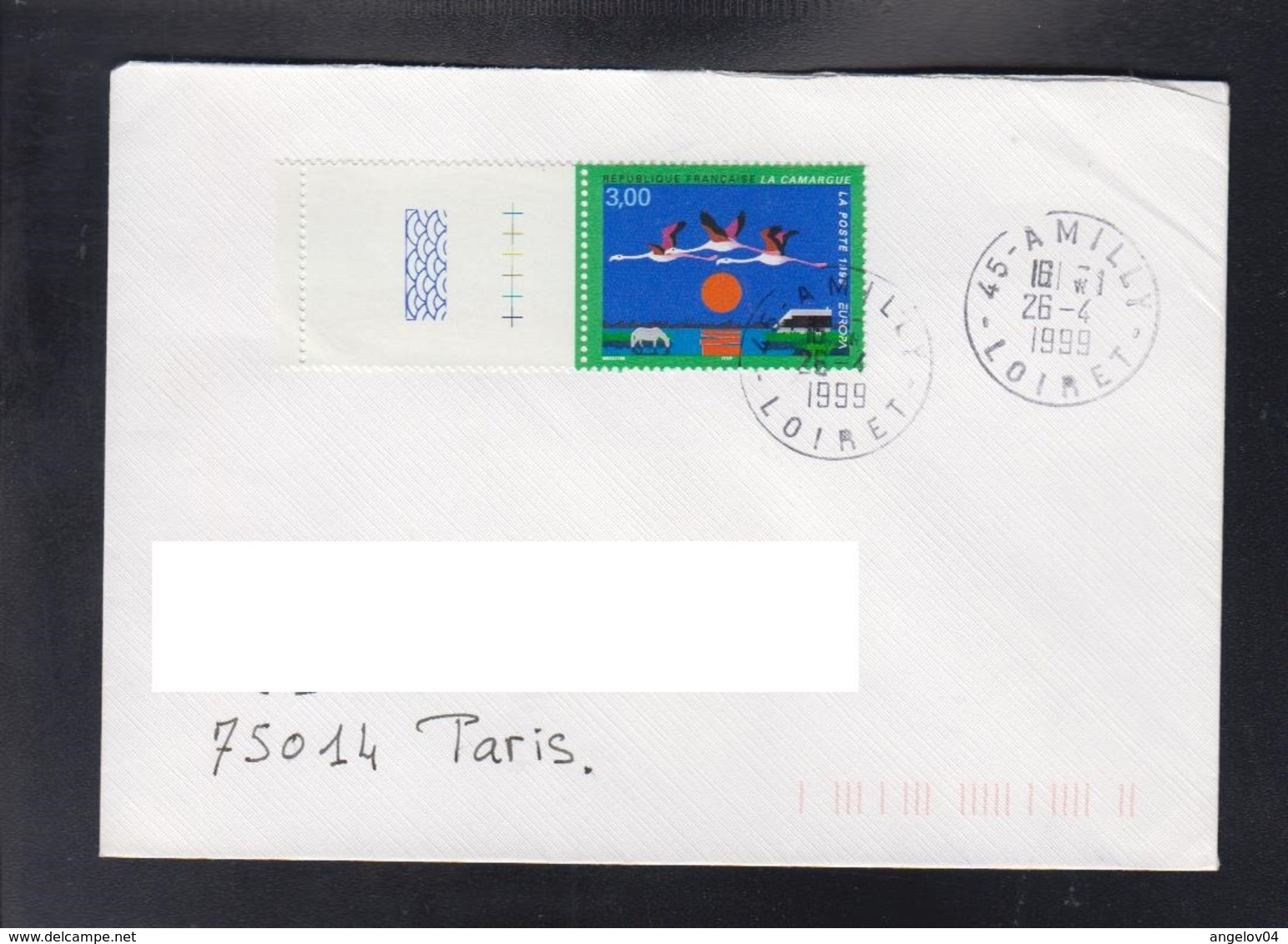 FRANCE, COVER, / REPUBLIC OF MACEDONIA - Fenicotteri