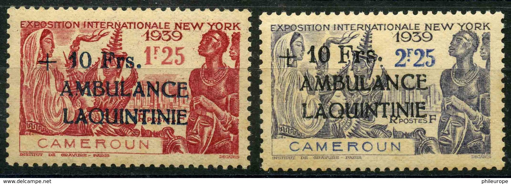 Cameroun (1941) N 247 A 248 * (charniere) - Nuovi