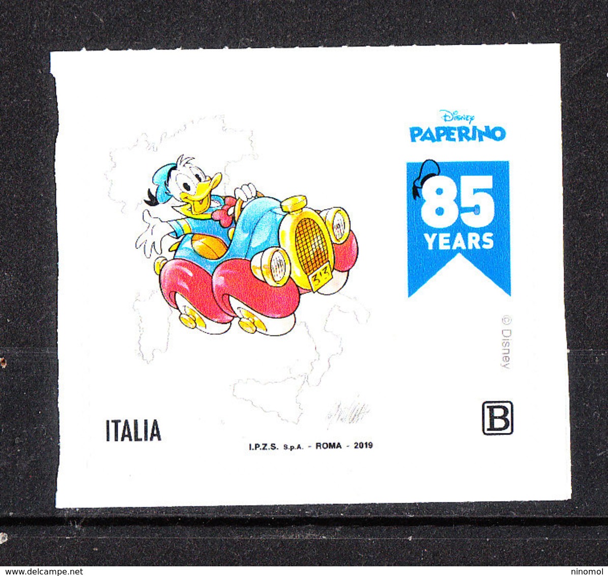 Italia  -  2019. Paperino In Automobile.Donald In A Car. Self Adhesive. MNH - Disney