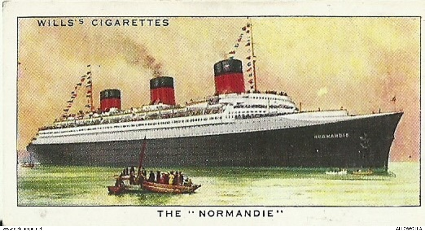 5786"THE NORMANDIE-WILLS'S CARD N° 38-SET SPEED" - Wills