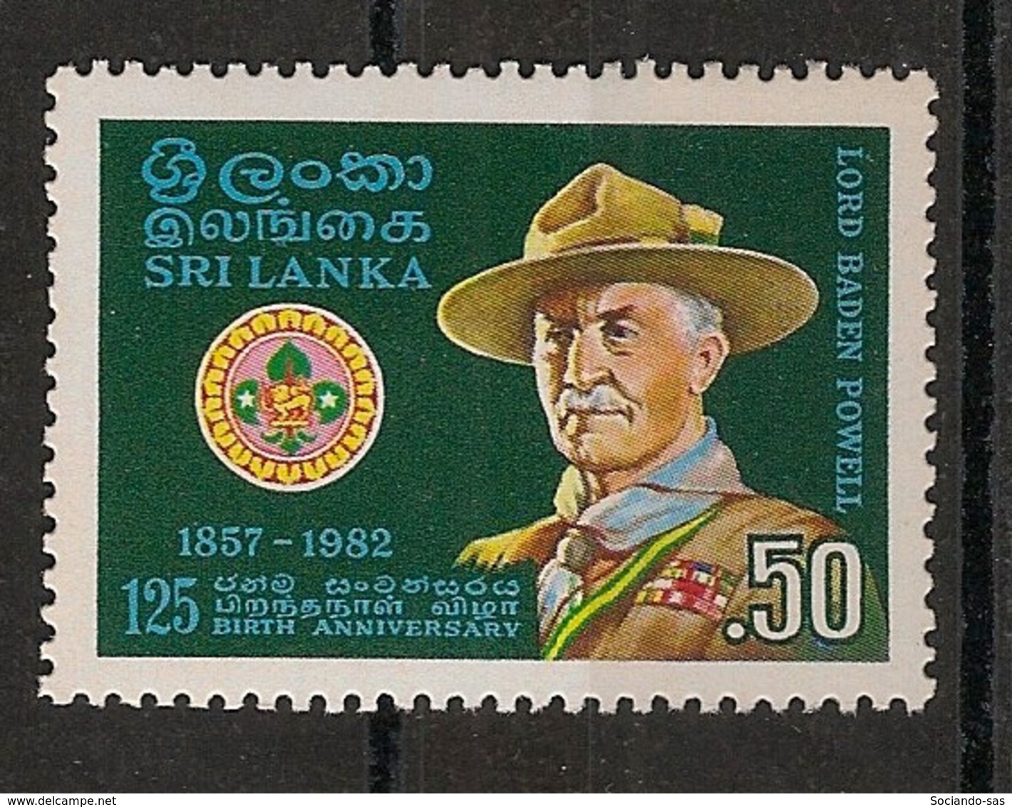 Sri Lanka - 1982 - N°Yv. 607 - Scoutisme - Neuf Luxe ** / MNH / Postfrisch - Nuovi