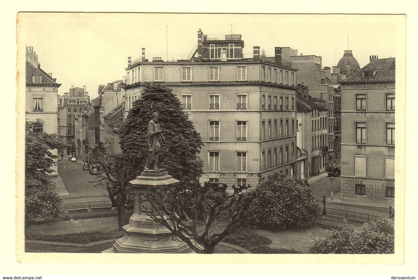 A0185	[Postkaart] Institut Rouffart (Place Des Barricades) ... Rue Van Orley, Bruxelles (Nels, Thill) [Barricadenplein] - Santé, Hôpitaux