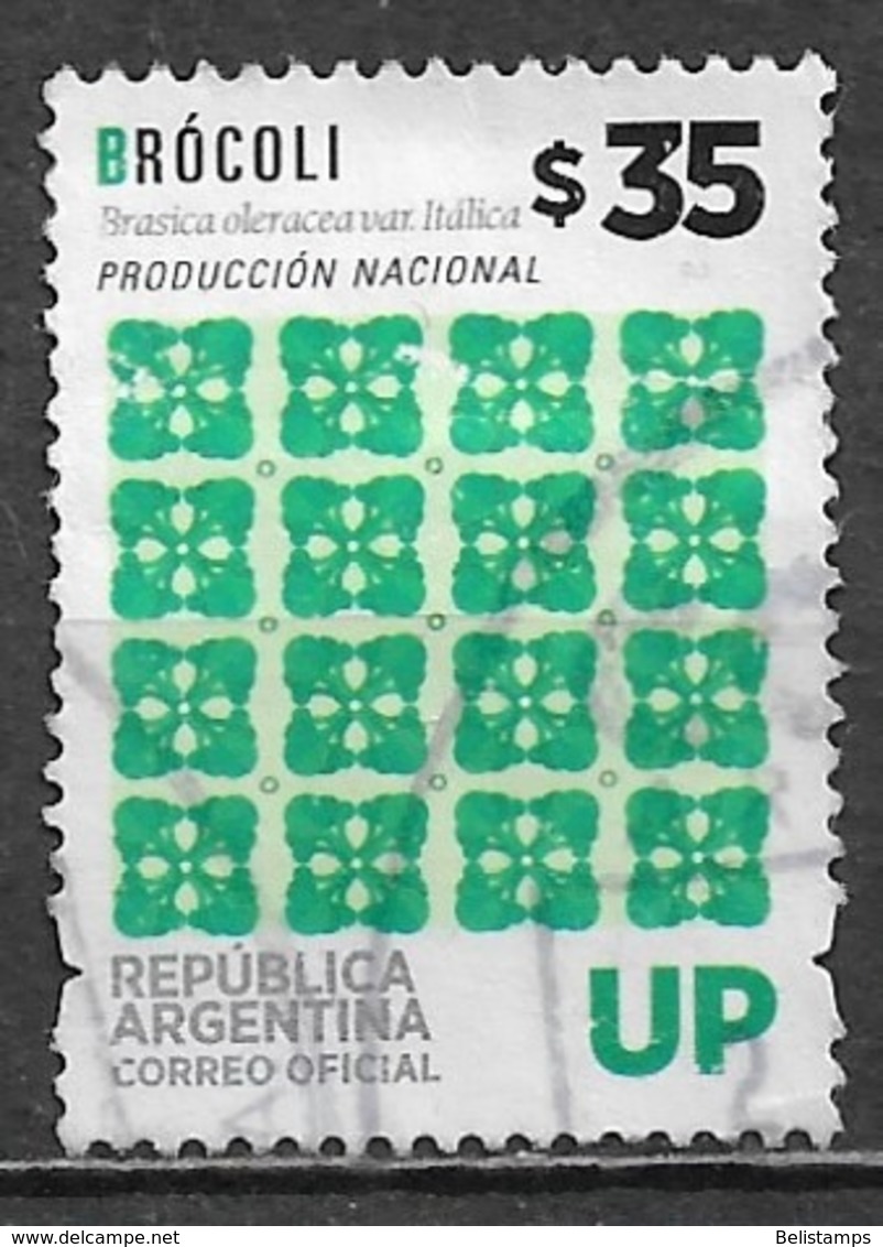 Argentina 2019. Scott #2802A (U) Vegetable, Brasica Oleracea Var, Italica - Used Stamps