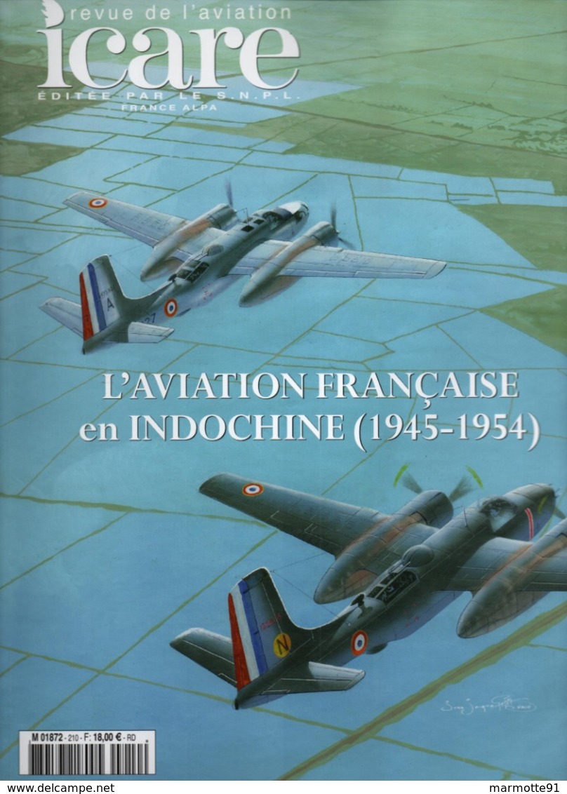 AVIATION FRANCAISE EN INDOCHINE 1945 1954  ICARE N°210 - Luchtvaart