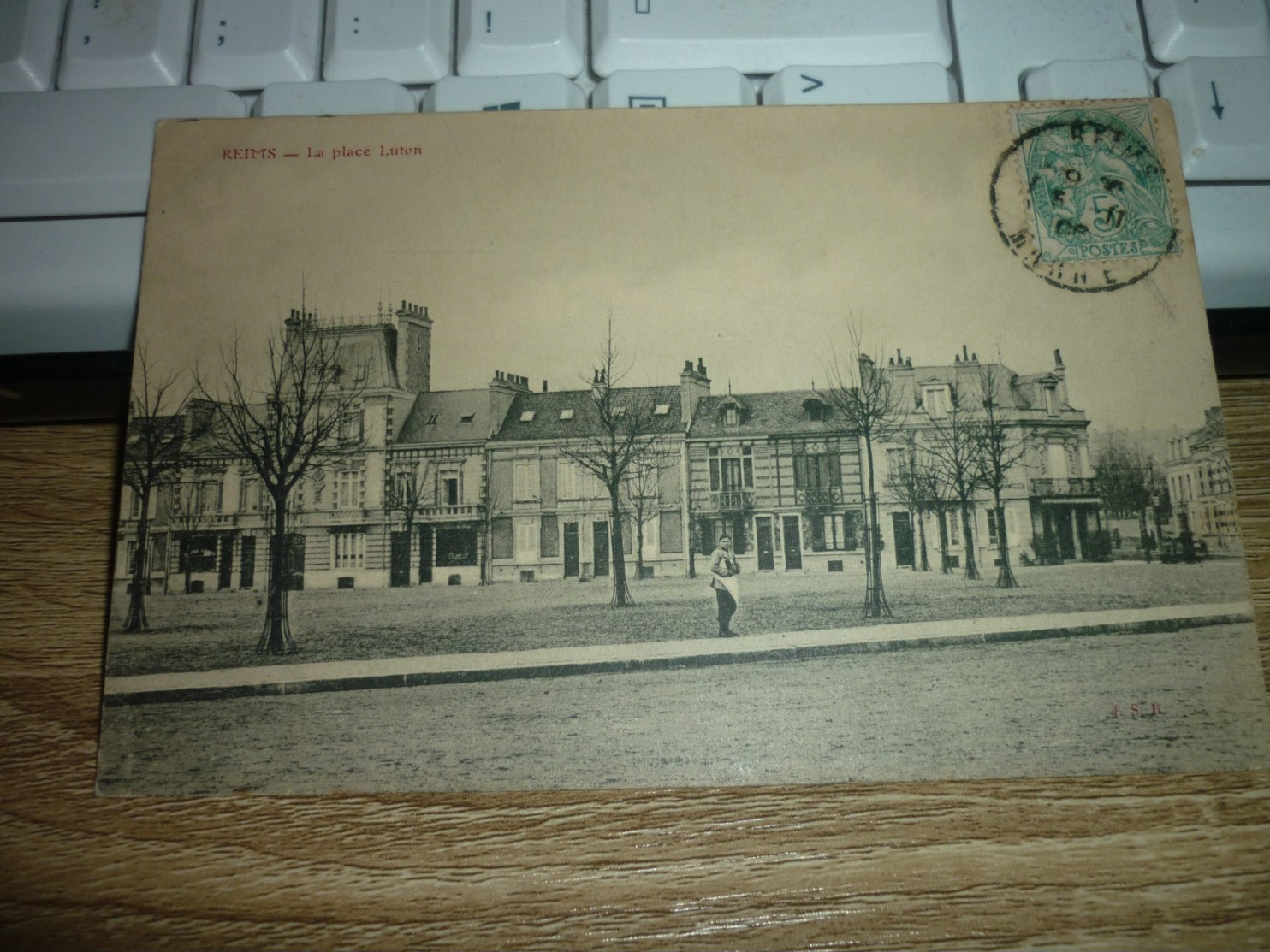 Carte Postale  Marne Reims Place Luton - Reims
