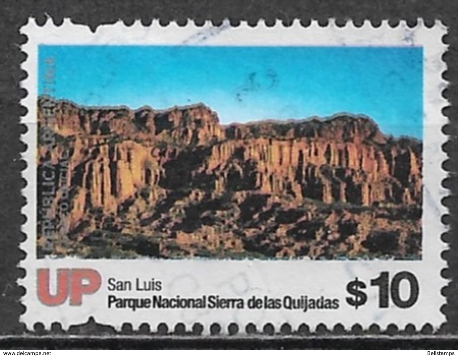 Argentina 2019. Scott #2878 (U) Sierra De Las Quijadas National Park, San Luis Province - Used Stamps