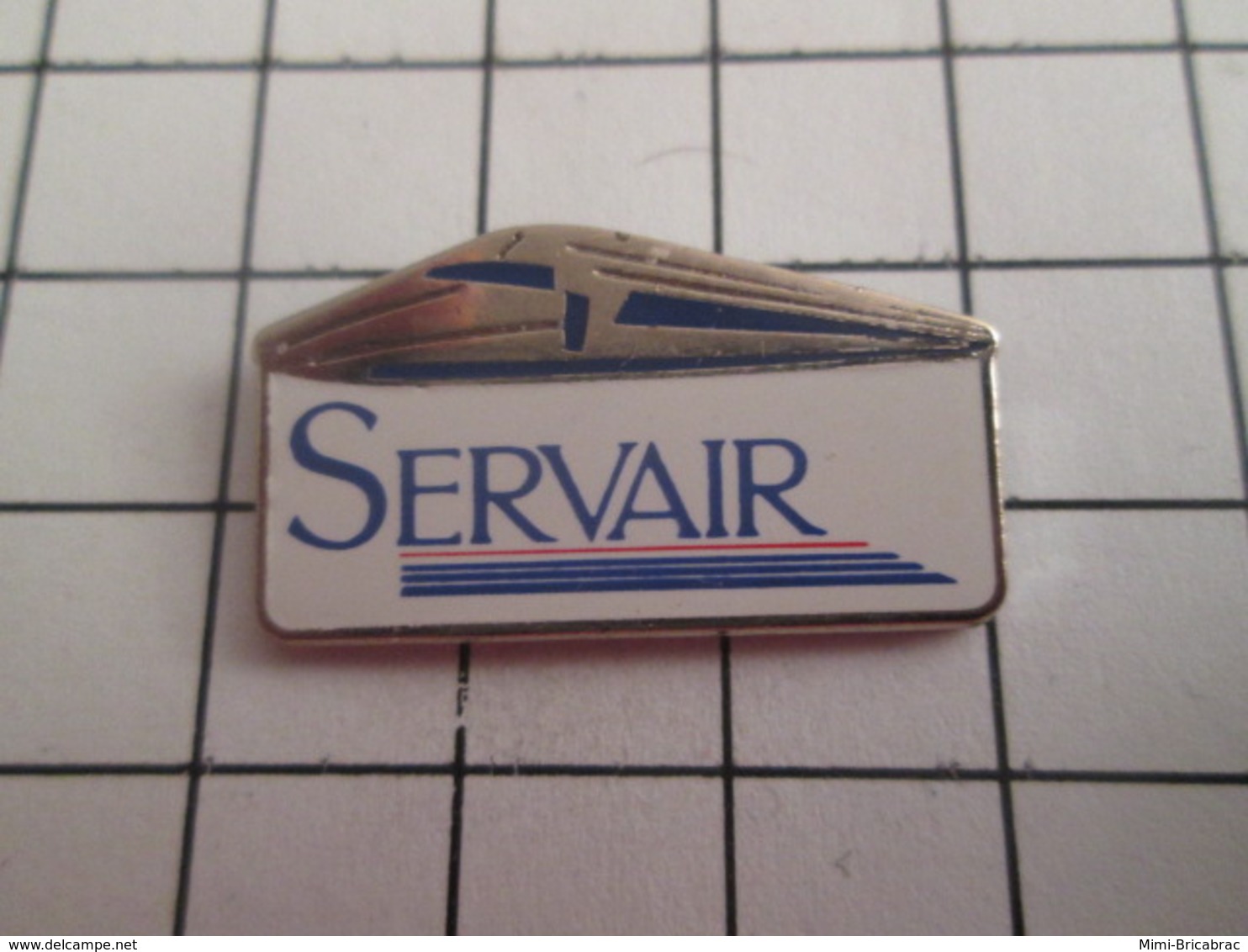 719 (pas 717)  PINS PIN'S / Beau Et Rare : Thème TGV / SERVAIR - TGV