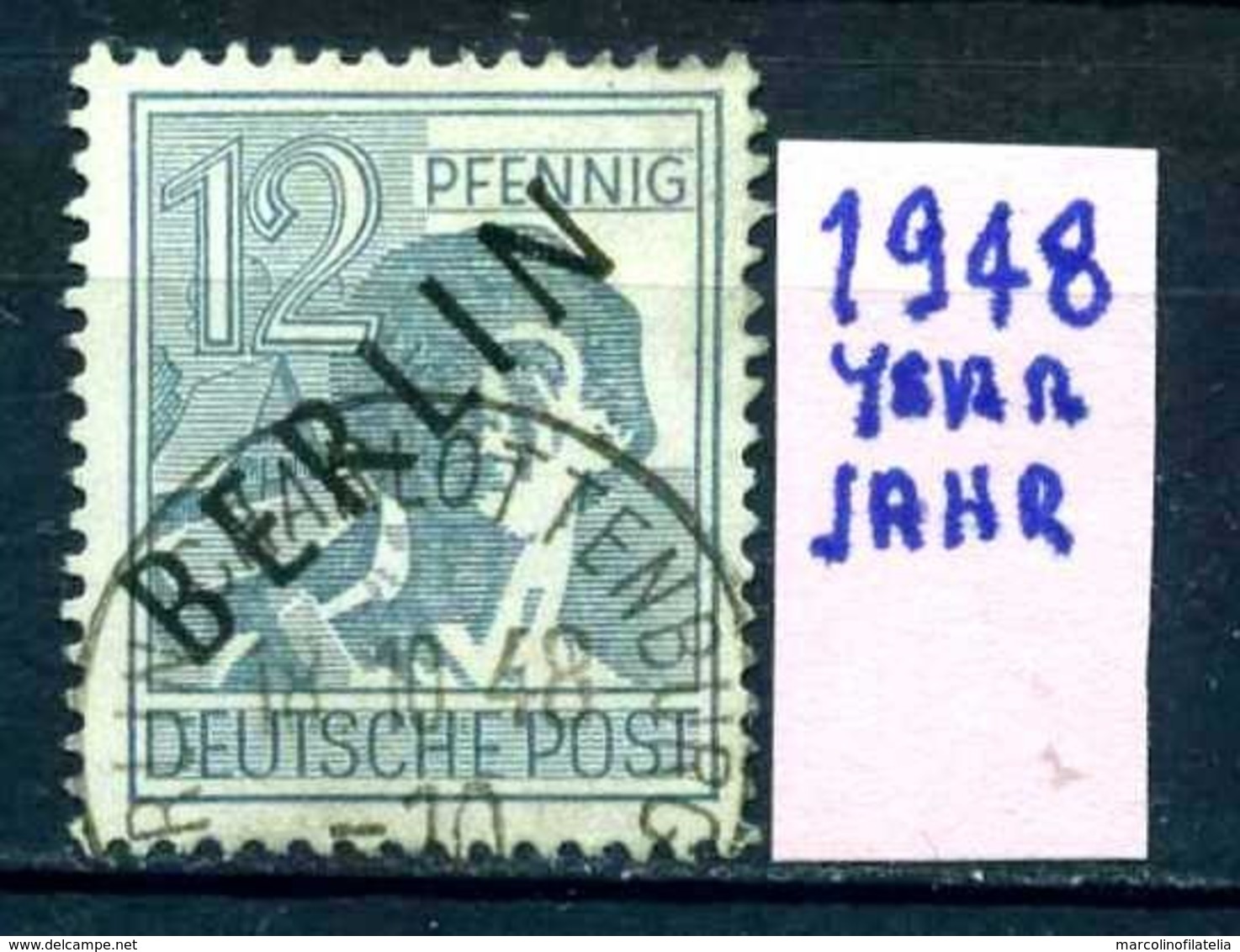 GERMANIA- BERLINO - Jahr 1948 - Usato - Used - Gestempelt - Michel 05 - Gebraucht