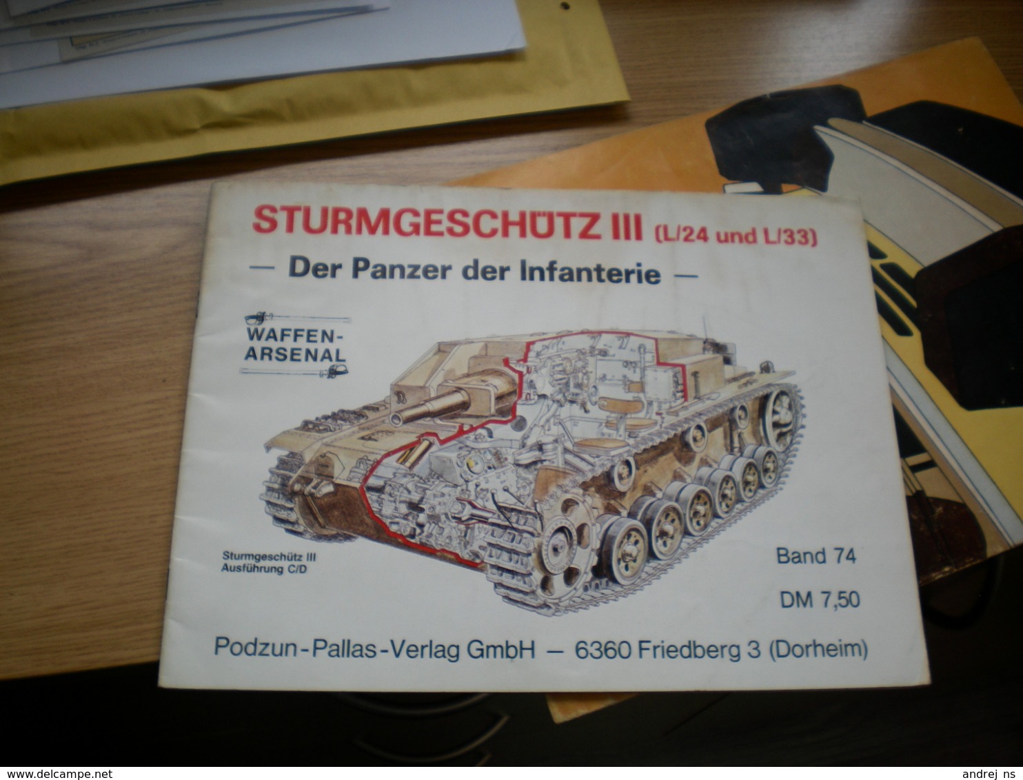 Tank Sturmgeschutz III L 24 Und L 33 Der Panzer Der Infanterie Waffen Arsenal 48 Pages - Alemania