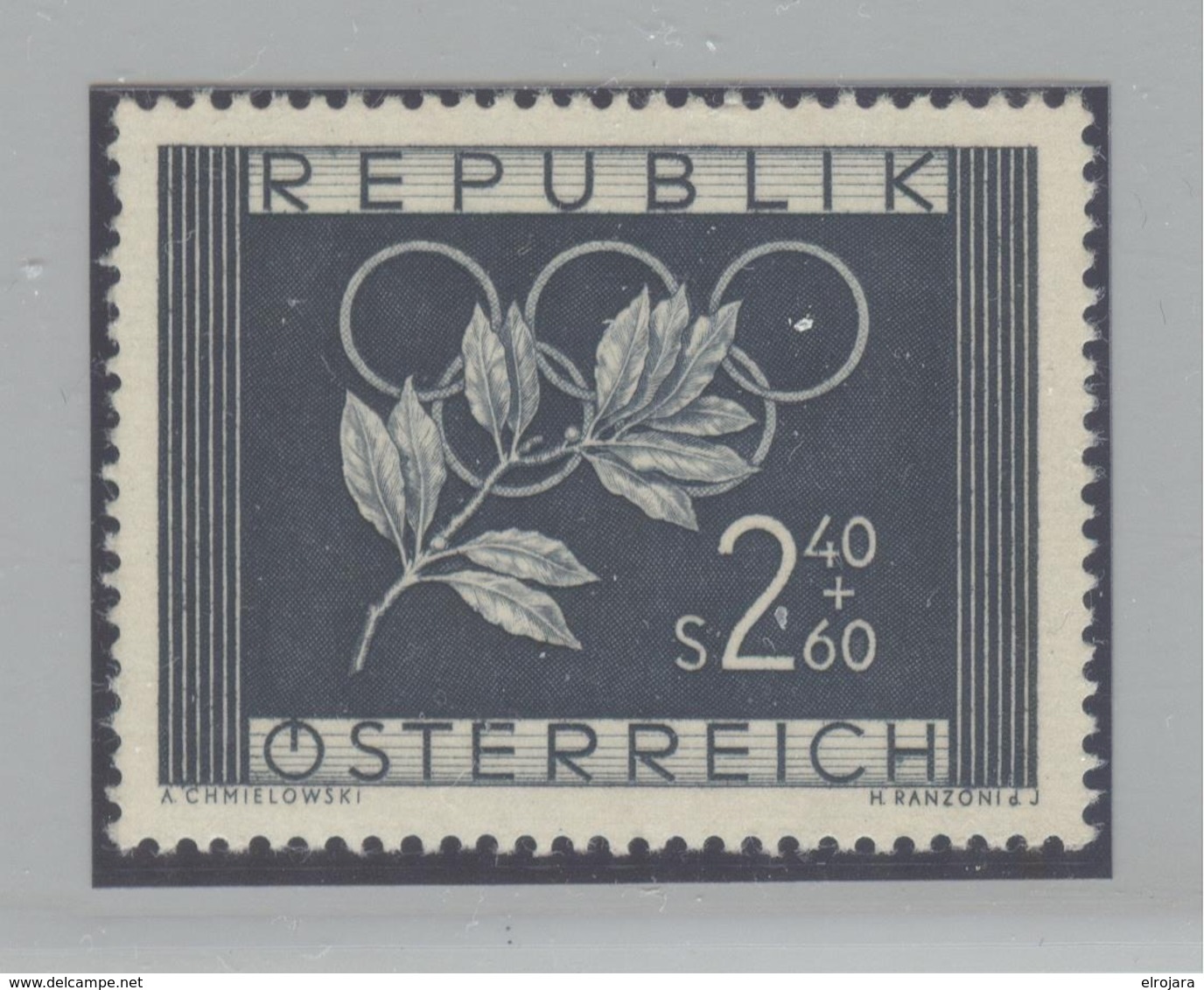 AUSTRIA The Olympic Stamp MNH - Sommer 1952: Helsinki