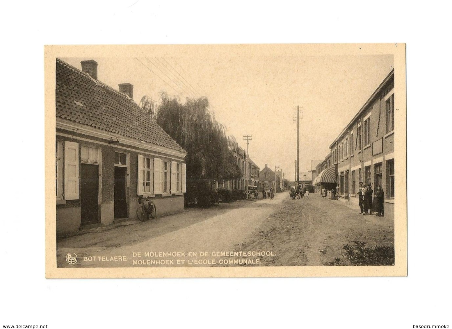 Bottelaere. De Molenhoek En De Gemeenteschool. Molenhoek Et Ecole Communale. - Merelbeke