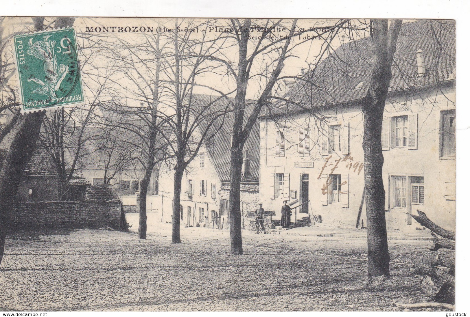 Haute-Saône - Montbozon - Place De L'Eglise - La Poste - Other & Unclassified