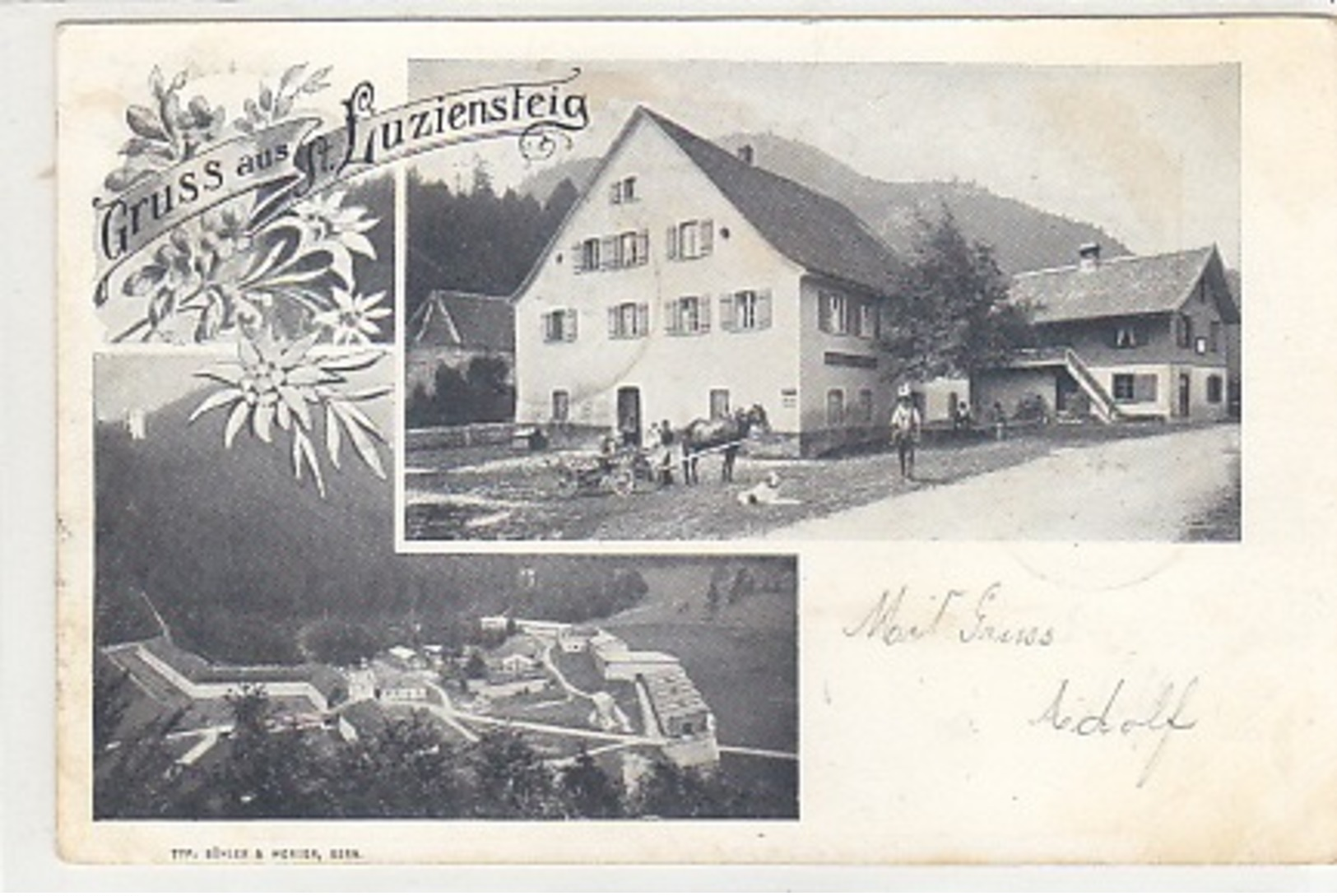 Gruss Aus Luziensteig - 1901          (P-189-61031) - Sonstige & Ohne Zuordnung